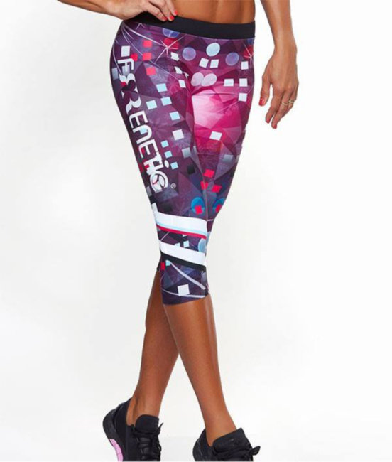 Женские спортивные капри Frenetic forte-31 Фиолетовые L Женские спортивные капри Frenetic forte-31 Фиолетовые L