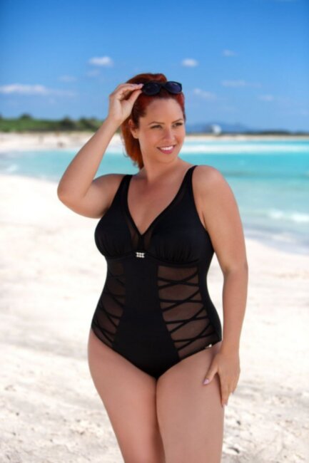 Слитный купальник Bahama 101-460/5001159 42D Черный