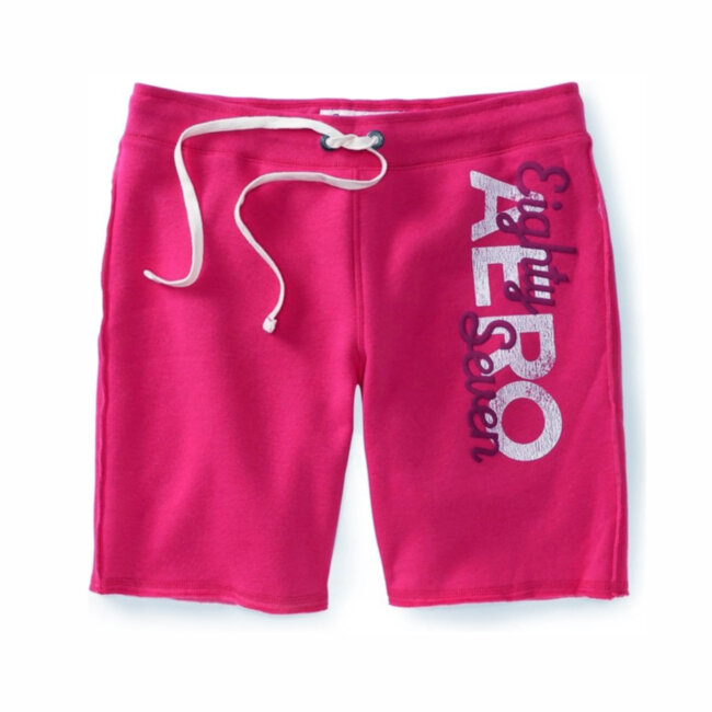 Женские спортивные шорты Aeropostale Womens Aero 87 Classic Casual Bermuda Shorts Pink