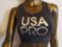Женский спортивный топ USA PRO Серый M