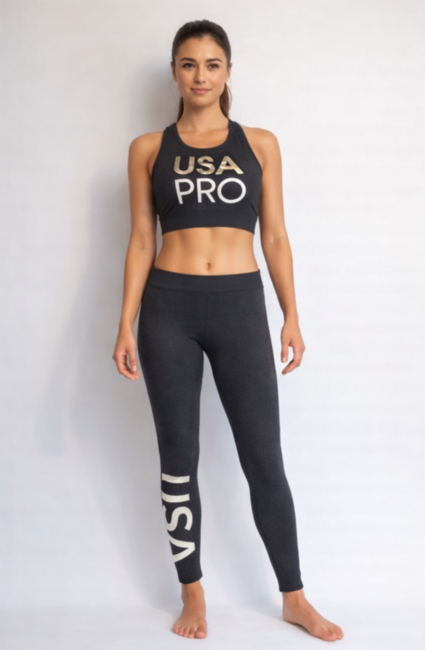 Женские лосины USA PRO Серые M