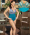 Слитный купальник Bahama 101-630/830802 Бирюзовый Слитный купальник Bahama 101-630/830802 Бирюзовый