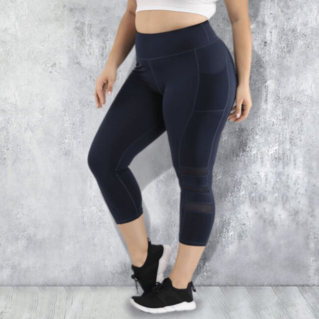 Женские спортивные лосины Big Navy XXXL Темно-синие