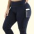Женские спортивные лосины Big Navy XXL Темно-синие Женские спортивные лосины Big Navy XXL Темно-синие