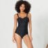 Слитный купальник Laura Torelli Beach-2 44C Черный Слитный купальник Laura Torelli Beach-2 44C Черный