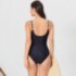 Слитный купальник Laura Torelli Beach-4 42C Черный